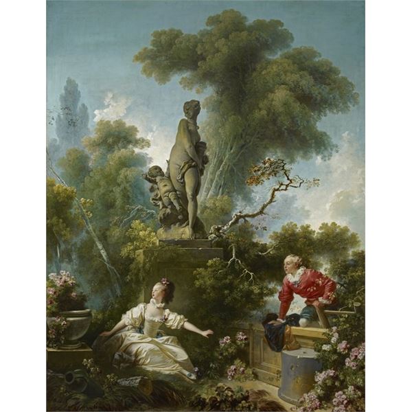 Jean Honore Fragonard - The Progress of Love, The Meeting
