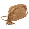 Image 2 : Chanel Brown Lambskin Leather Tassel Camera Bag