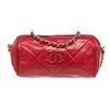 Image 1 : Chanel Red Leather Small Chain Shoulder Bag