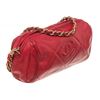 Image 2 : Chanel Red Leather Small Chain Shoulder Bag