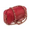 Image 3 : Chanel Red Leather Small Chain Shoulder Bag