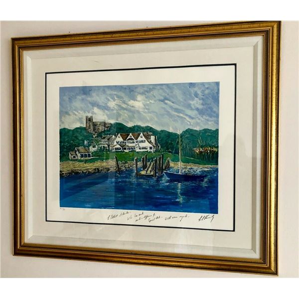 Kennedy "Hyannisport" serigraph & book