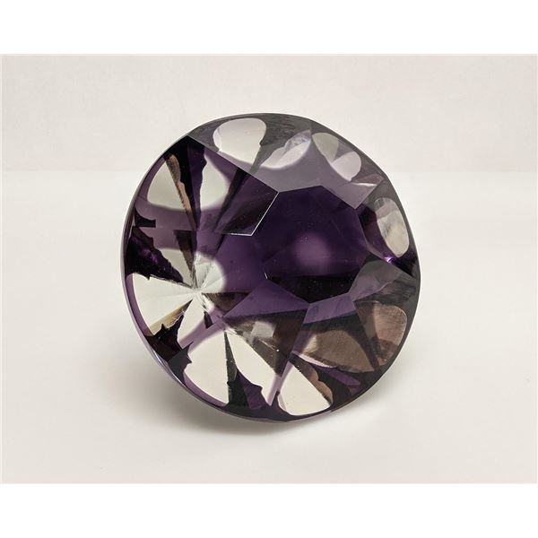 Amethyst Glass Gem by Seattle Glassblowing Studio