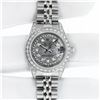 Image 3 : Rolex Ladies Stainless Steel Quickset Meteorite Diamond Lugs Jubilee Datejust Wr