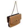 Image 2 : Chanel Beige Black Square Quilt Double Sided Flap Bag