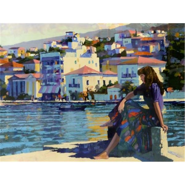 Grecian Harbor by Howard Behrens
