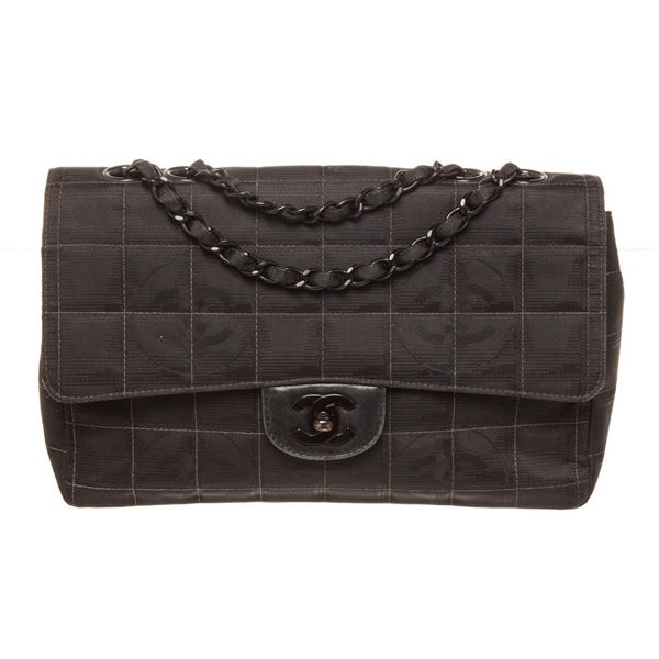 Chanel Brown Leather Sport Flap Shoulder Bag