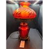 Image 1 : 80 plus year old  Red Glass Lamp Cat A