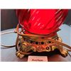 Image 3 : 80 plus year old  Red Glass Lamp Cat A