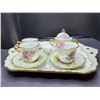 Image 3 : Miniature Porcelain Tea Set Cat A