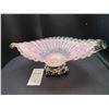 Image 2 : Pink & Clear Glass Clam Shaped Dish Cat A
