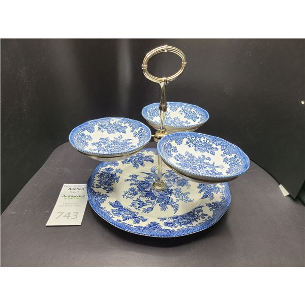 Enoch, Wedgwood & Tunstall  Dish Stand Cat A