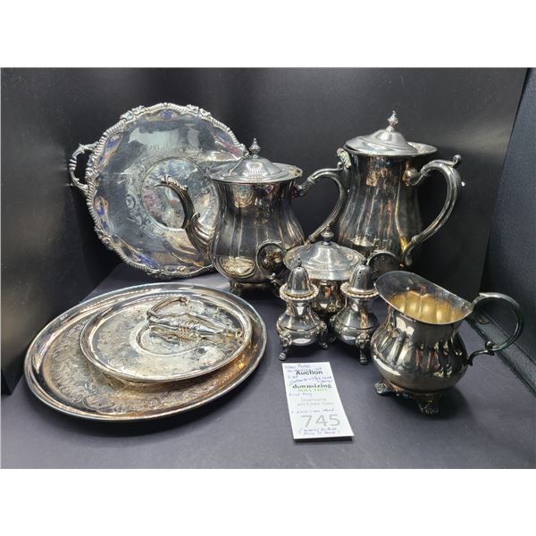 Silver Plated Tea Set and more. Cat A