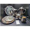 Image 1 : Silver Plated Tea Set and more. Cat A