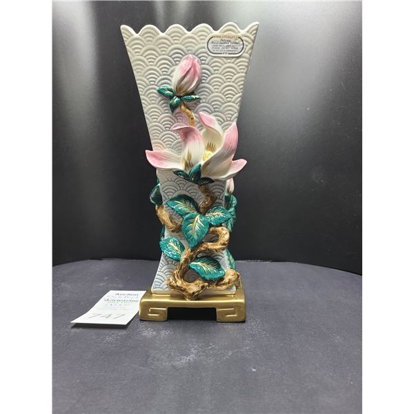 Fitz and Floyd Vase Cat A