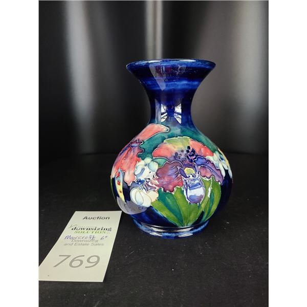 Moorcroft Iris Vase Cat A