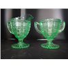 Image 2 : Green Depression Glass C&S Cat A
