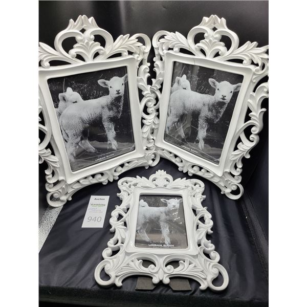 White Stand up frames Cat B