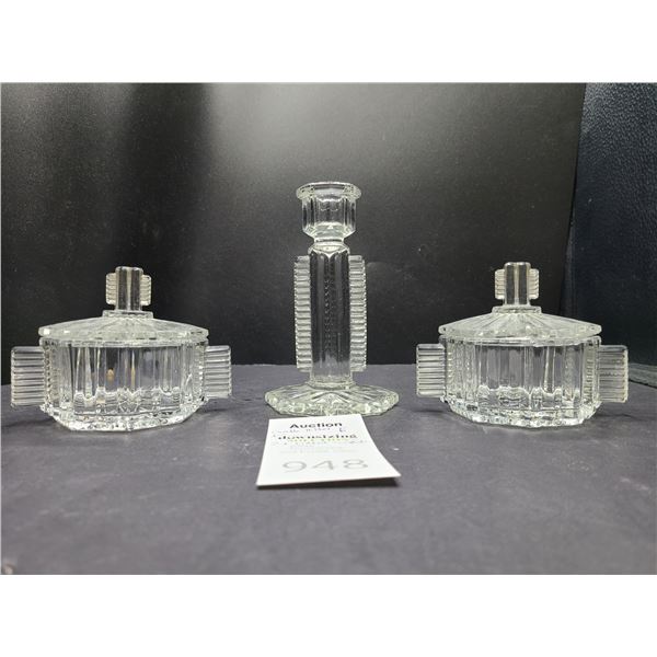 Art Deco Style Glassware Cat B