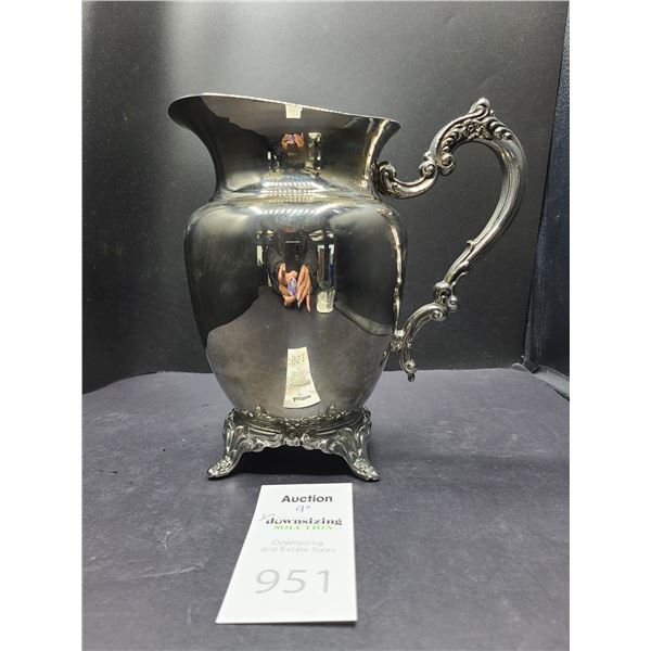 Silver plated Jug Cat B