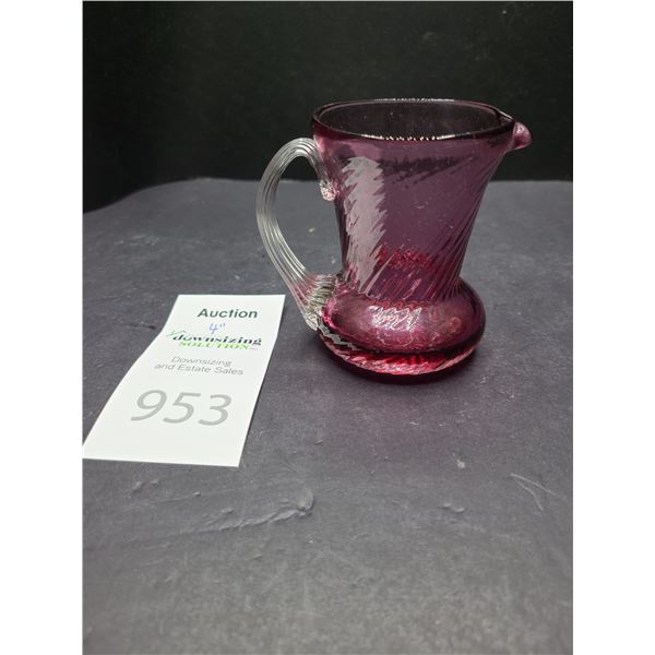 Cranberry Glass Cat B