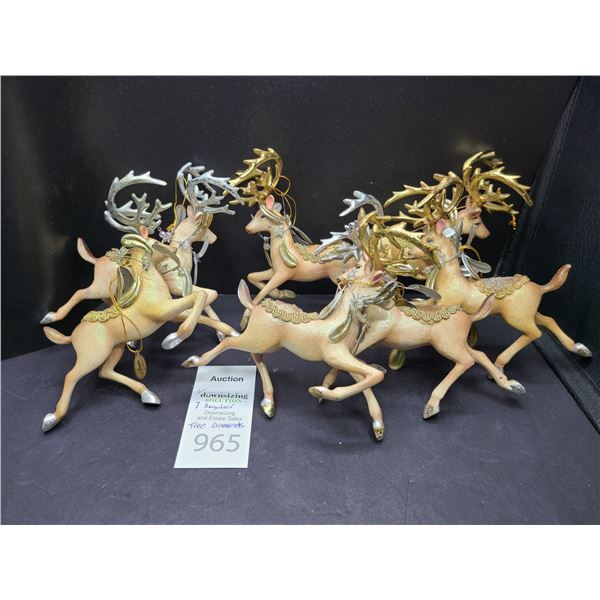 Reigndeer Tree Ornaments Cat B