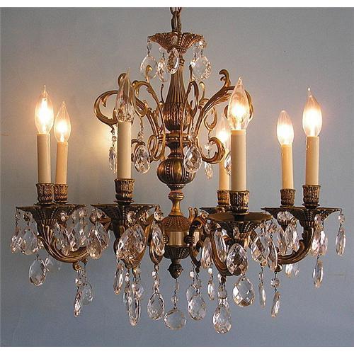 Brass Crystal Chandelier By Lightcraft Of 2351196