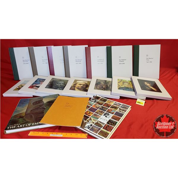 Collection of Art Books (9) (Rembrandt, Michelangelo, Cezanne, Van Gogh, Rubens, etc!) (See Pics!)