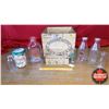 Image 1 : Dairy Collector Combo: Canadian Butter Wood Box, Milk Bottles, Cheese Box, Bottle Pogs, (Butter Box 
