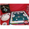 Image 2 : Bar / Game Theme Grouping (Take A Gamble Board Game, Stir Sticks, Scotty Dog Pitcher, Shot Glasses, 