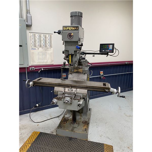 Supermax Vertical Mill w/ DRO