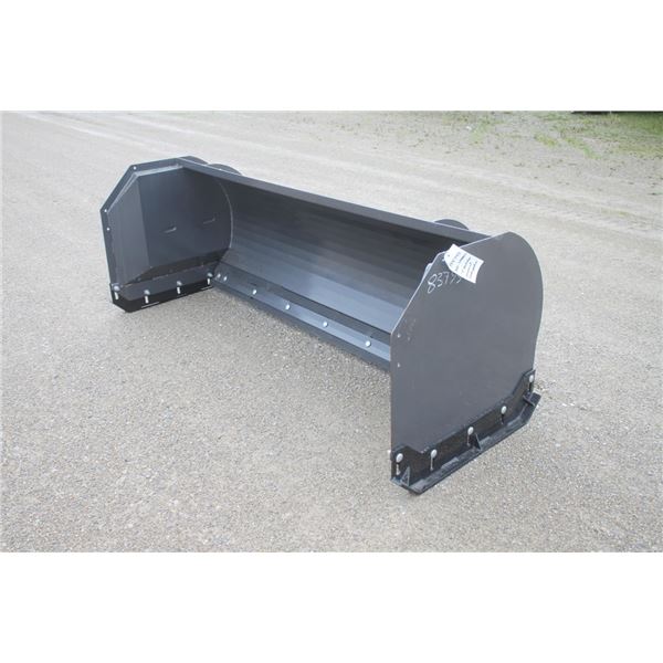 New and Unused 7' skid steer mount snow pusher