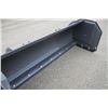 Image 4 : New and Unused 7' skid steer mount snow pusher