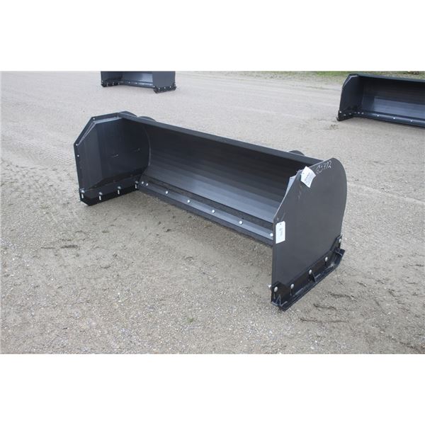 New and Unused 7' skid steer mount snow pusher
