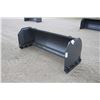 Image 1 : New and Unused 7' skid steer mount snow pusher