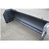 Image 4 : New and Unused 7' skid steer mount snow pusher