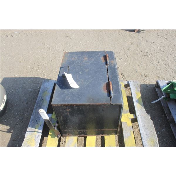 dumping stone box to fit front of tractor
