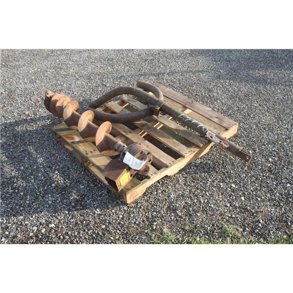 Huskee 3pth post hole auger, less pto