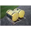 Image 1 : 2- 60 gallon poly liquid fertalizer tanks to fit planter