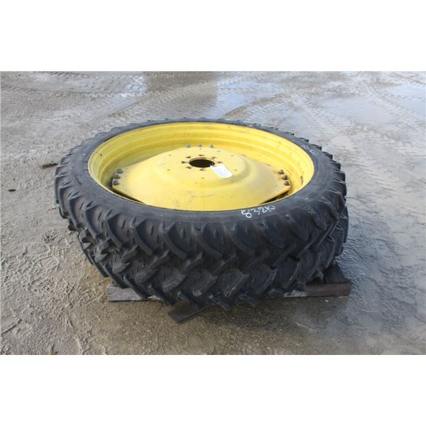 Kleber Super 3 radials 230/95R48 tires on JD rims and centres