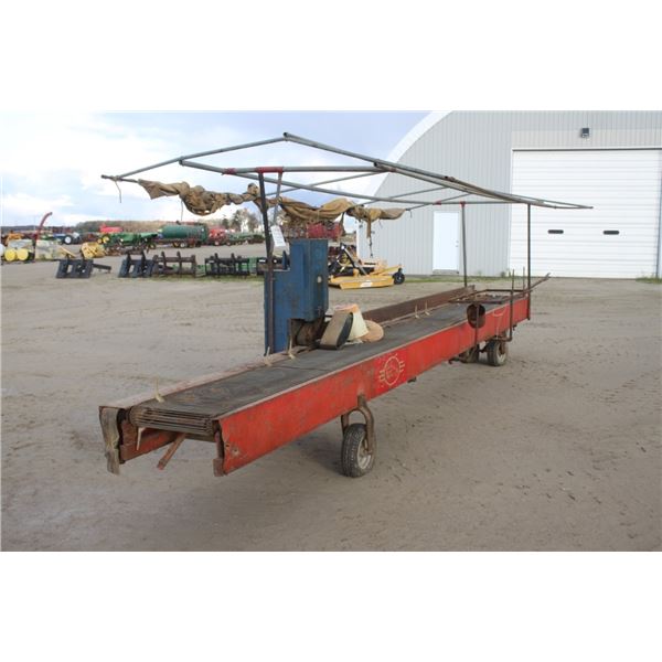 Volta tobacco tyer table with electric motor, from retiring tobbacco farmer