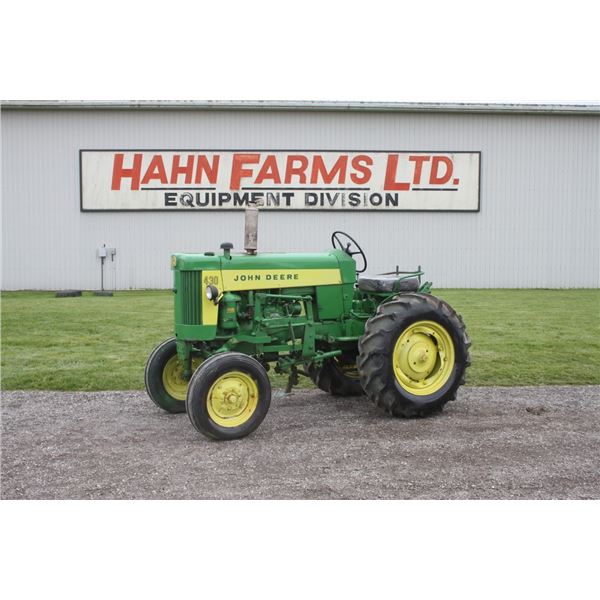 JD 430 S 2wd gas tractor, mounted cultivator, retiring tobbacco farmer, showing 1000 hours, 3pth,