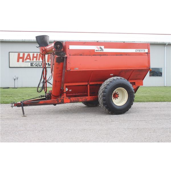 White McKee GH 5040 grain cart, 23.1x26 tires, local trade