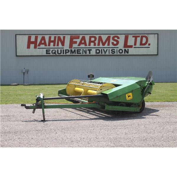 JD 1209 9' haybine with rubber conditioning rolls