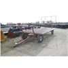 Image 1 : Used 18' steel mesh top bale wagon
