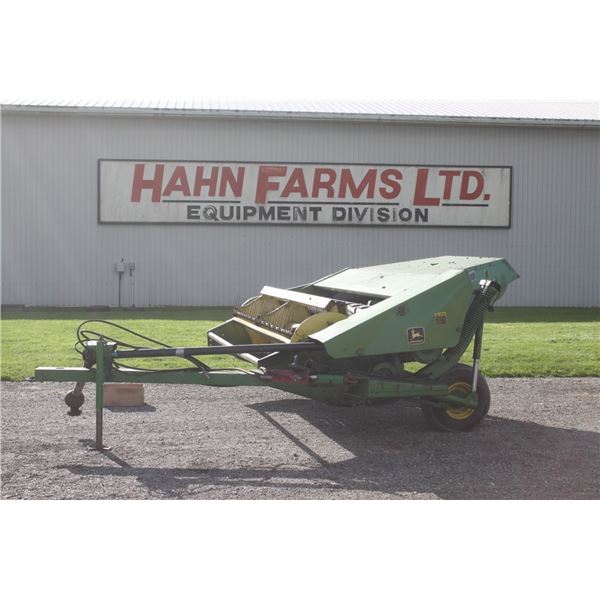 JD 1209 9' haybine, rubber conditioning rolls