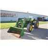 Image 2 : JD 2555 4wd tractor, 175 loader, hi-lo, two remotes, 16.9 x 30, almost new 6' bucket