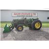 Image 1 : JD 2555 2wd tractor, 245 loader, 16.9x30, 6' bucket, 1 remote, drives but has transmission issue