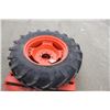 Image 1 : Michelin Agri Bib 12.4x24, New tire and rim to fit Kubota tractor