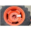 Image 2 : Michelin Agri Bib 12.4x24, New tire and rim to fit Kubota tractor